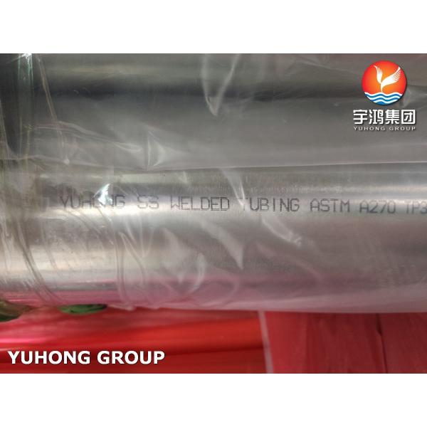 ASME SA270 ASTM A270 Tubo soldado de acero inoxidable pulido 320 240 GRIT TP304