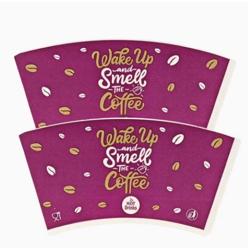 1-7 Colors Available Custom Printed Coffee Cup Lunch Box Paper Cup Raw Material Paper Fans