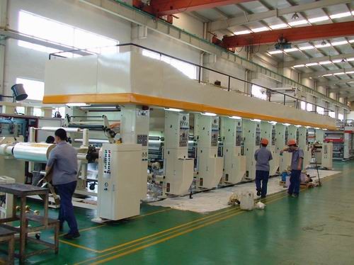 машина машинного оборудования печатания Ротогравуре мотора пластмассы 7/принтера