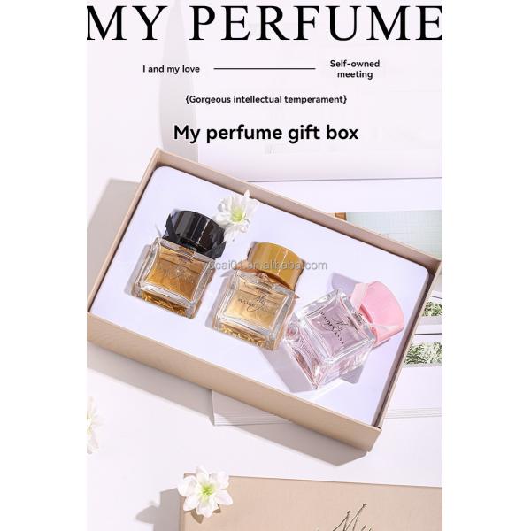 Regular Size Perfume Type 30ml*3 Women's Perfume Set Eau de Toilette Lasting Gift Box