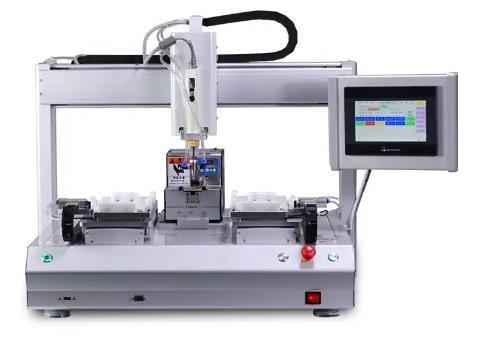 Automatic Screw Tightening Machine Two Platforms One Head Desktop Screwdriver Locking