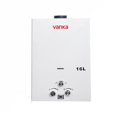 Instant Tankless Domestic Hot Water Heater 16L Lpg Water Heater Knob Control