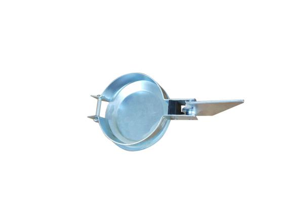 Mild steel 2mm 3mm Chrome 6 Rain Cap Pair For Mitered Cut Exhaust Stacks