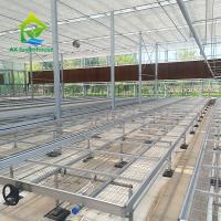 Customized Greenhouse Rolling Bench Grow Table with Easy Construction Advantage and Hot Galvanized Steel Frame Structure
