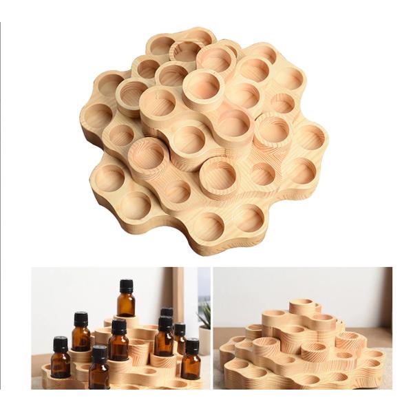 15ml and 10ml Essential Oil Bottle Display Stand Rack with Customized Logo Acceptable