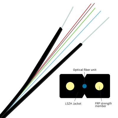 A2 a fibra ótica lisa FTTH pendente o núcleo do cabo G652D G657a1 1-12