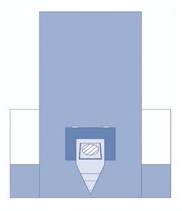 Голубой зеленый устранимый пациент задрапировывает хирургию 230*330cm Craniotomy главную
