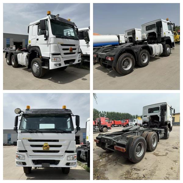 Used Trailer Head Howo 371hp 6x4 wheeled Powerful horsepower and performance