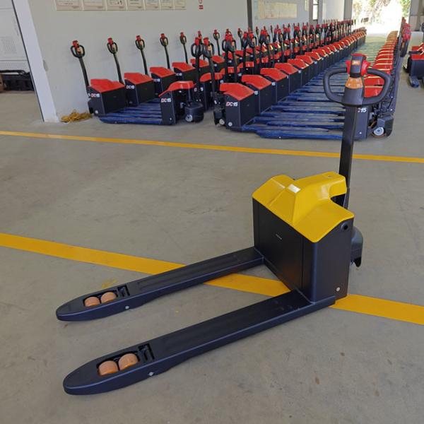 1.5T Walking Pallet Truck 1500kgs Pollution Free Hydraulic Lift Pallet Jack