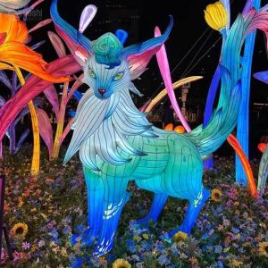 Giant Mythical Beast Chinese Lantern | Customizable Festival Light Sculpture for Light Festivals, Shopping Malls & Events