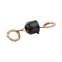 6 Circuit Through Bore Slip Ring 2000 RPM 240VAC Gold Contacts