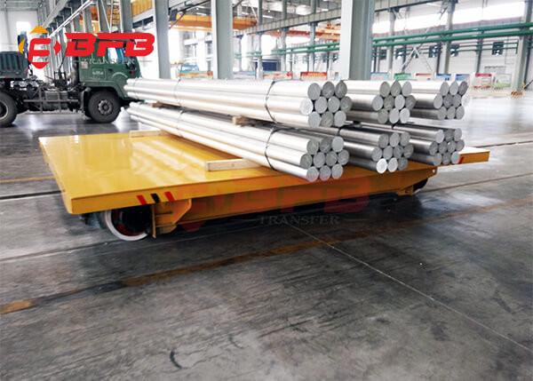 Load 1000t Q235 Self Loading Motorised Trolleys Carts