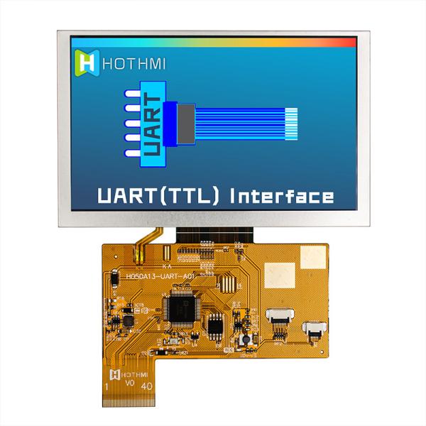 5,0 солнечный свет экрана дисплея дюйма умный серийный 800x480 UART TFT читаемый