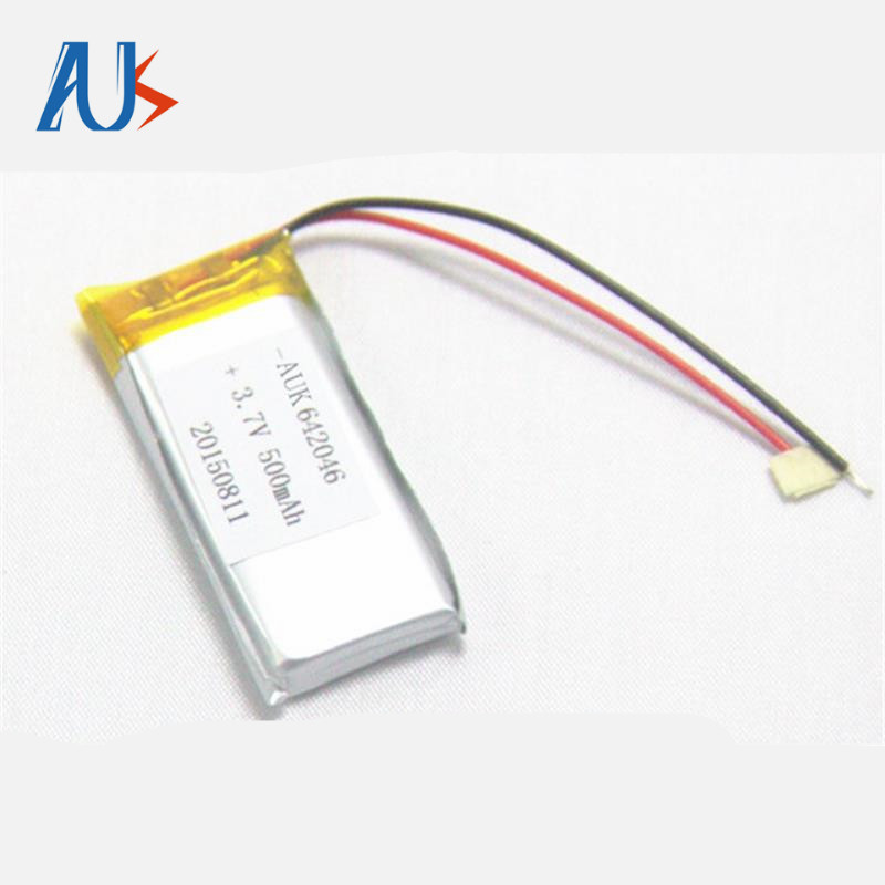 1S1P Липо аккумулятор 642046 3.7V 500mAh Липо аккумулятор