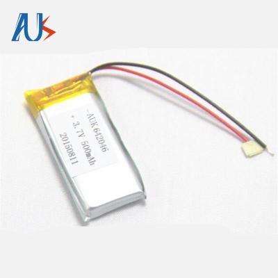 1S1P Bateria LiPo 642046 3.7V 500mAh Bateria LiPo Personalizar