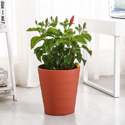 Wavy Surface Beaker 1.5L Bulk 15cm recycled plastic Resin Plant Pots