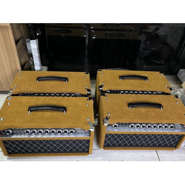 2024 HOT!!! Dumble #002 Version Clone SSS20-Steel String Singer SSS Tube Amp Head 20Watt in Suede Brown with Original Knobs