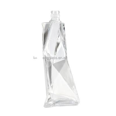 500ml 750ml 1Lit Clear Glass Bottle for Alcoholic Beverage Liquor Juice Whiskey Wine