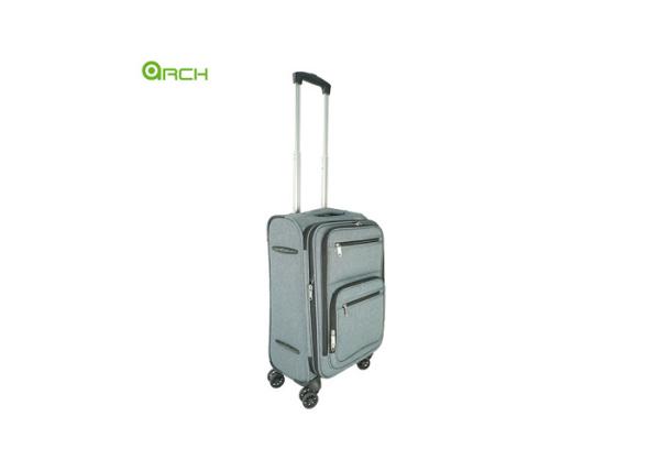Snow Flake Soft Sided Polyester Luggage with Flight Wheels