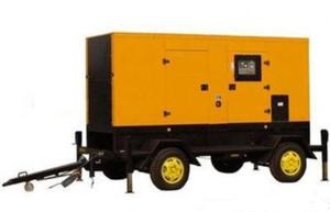 groupe électrogène 100KVA diesel monté par remorque mobile Cummins Genset