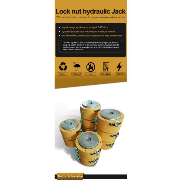 Hollow Hydraulic Cylinder Bridge Lock Nut Hydraulic Jack