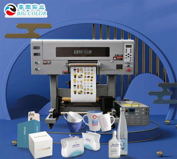 A3 Size Multicolor UV DTF Printer with 3D Effect and UV Sticker Printing at 5 sqm/h Speed