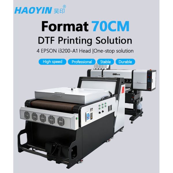720x1800 Dpi Accuracy DTF Printing System With Dedicated White Ink Circulation