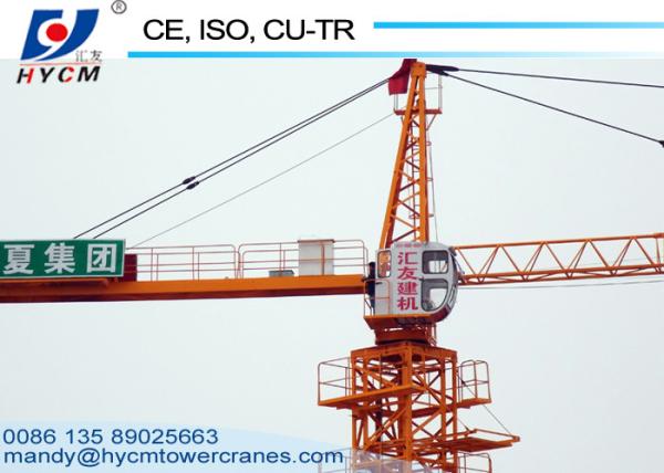 2020 Hot Factory Direct Sale 6ton Load 56m Boom Hammerhead Tower Crane Manufacturer