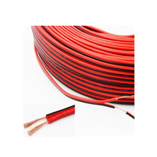 PVC RVB Shielded Speaker Cable Flexible Copper Wire 18AWG 20AWG Red And Black