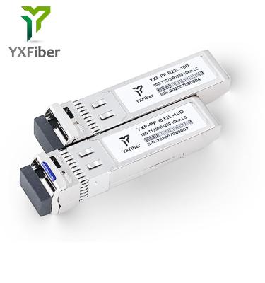 Módulo ótico dos DOM SFP de SFP-10G-BX BIDI SFP+ 10km 1270Tx/1330Rx LC SMF DFB Ddm
