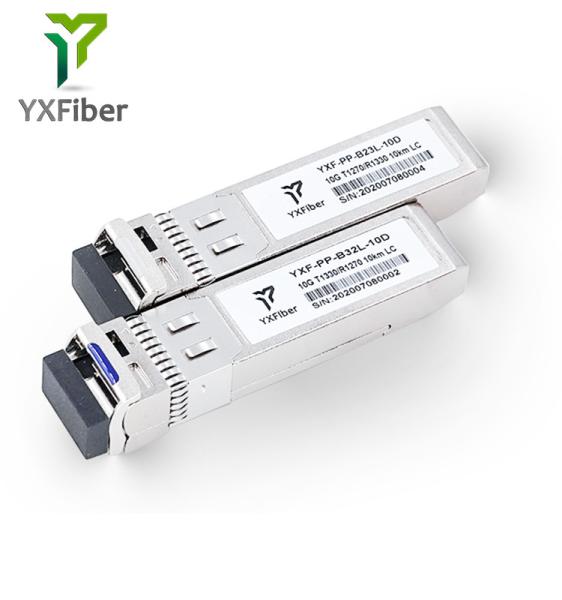 Módulo ótico dos DOM SFP de SFP-10G-BX BIDI SFP+ 10km 1270Tx/1330Rx LC SMF DFB Ddm