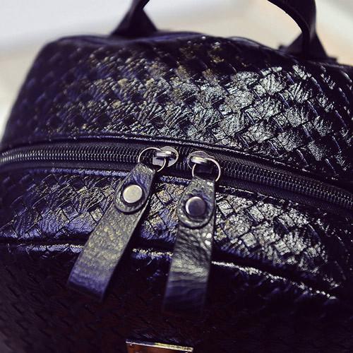 PU Backpacks for college students custom black wholesale mochilas para laptop