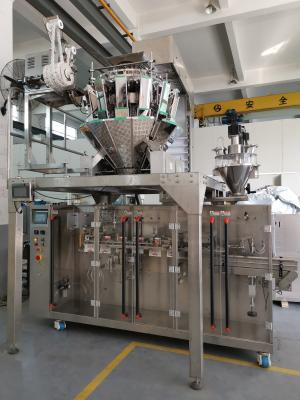 Sauce Zipper Pouch Packing Machine , Horizontal Pouch Filling And Packing Machine
