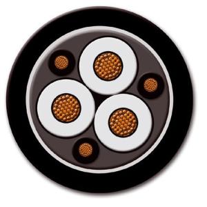 Type (N)SHTÖU – FO (LWL) Indonesian Mining Trailing & Reeling 5GM5 PUR Cable For