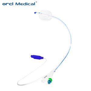 Одноразовый силиконовый медицинский термометрический уретральный фолейный катетер с датчиком температуры