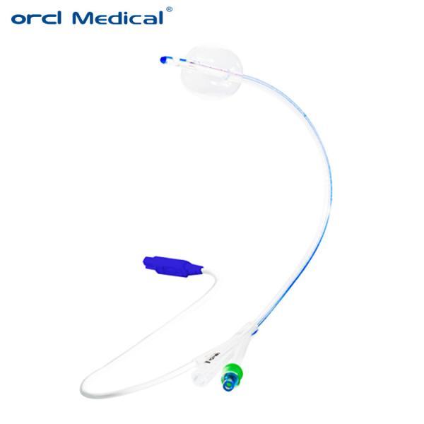 Одноразовый силиконовый термометрический уретральный фолейный катетер с датчиком