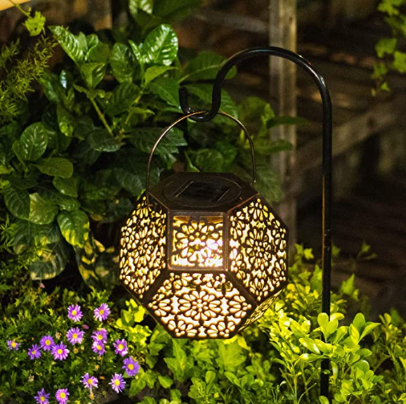 Metal Waterproof 7 Lumens 0.16W Outdoor Tabletop Solar Lights