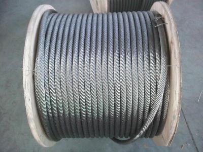 Ungalvanized Eye Wire Rope Sling with Heavy Duty Thimble Flemish 6*25