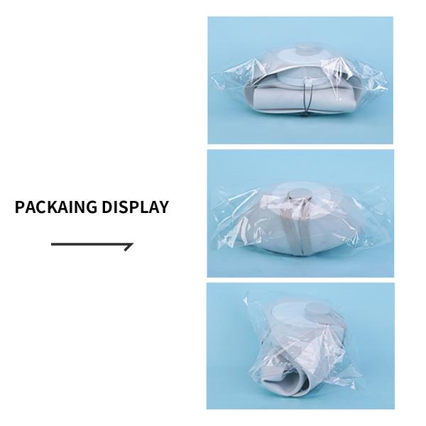 Outdoor 550ml 19oz Dog Water Bottle Dispenser White Collapsible Dog Water Feeder