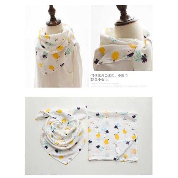 Safer Muslin Baby Bibs Reusable Eco Friednly Baby Bibs Triangle Shape