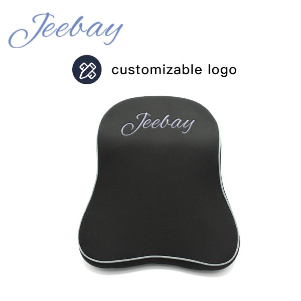 Black Custom LOGO Car Neck Support Pillow Memory Foam Ergonomic Orthopedic Neck Pillow