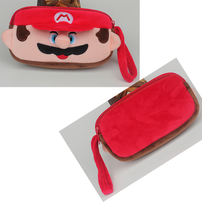 Stationery Toy Story 3 Alien Plush Pencil Case For Promotion , Blue / Yellow