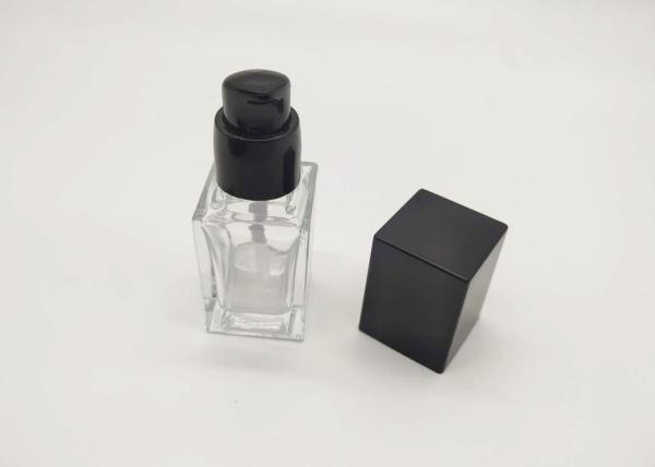 ISO Label Transparent 30ml 50ml Glass Cosmetic Bottles