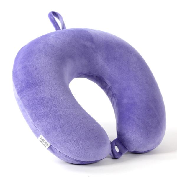 Travel Pillow Memory Foam Head Neck Support for Traveling Soft Washable Cover Included