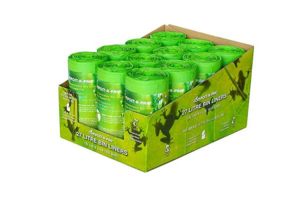 Kitchen Biodegradable Garbage Bags Compostable Biobased 13 Gallon 45 Gallon Garbage Trash Bag