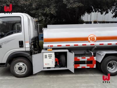 CDW 6 Wheel 4x2 Oil Tanker Truck 4000l Fuel Tank Truck