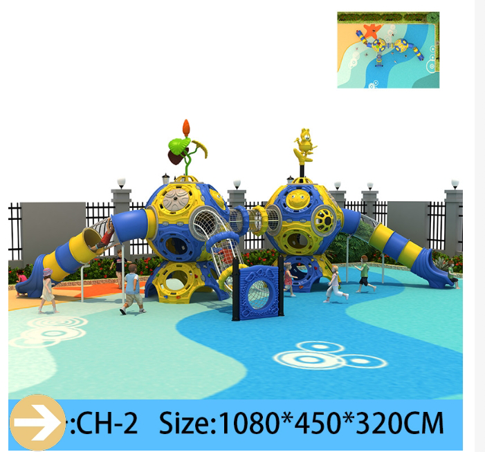Space Capsule Theme Playground Equipment Custom web Climbers Swings  Plastic Slides for Parks  Kindergartens Safe & Child-Friendly​