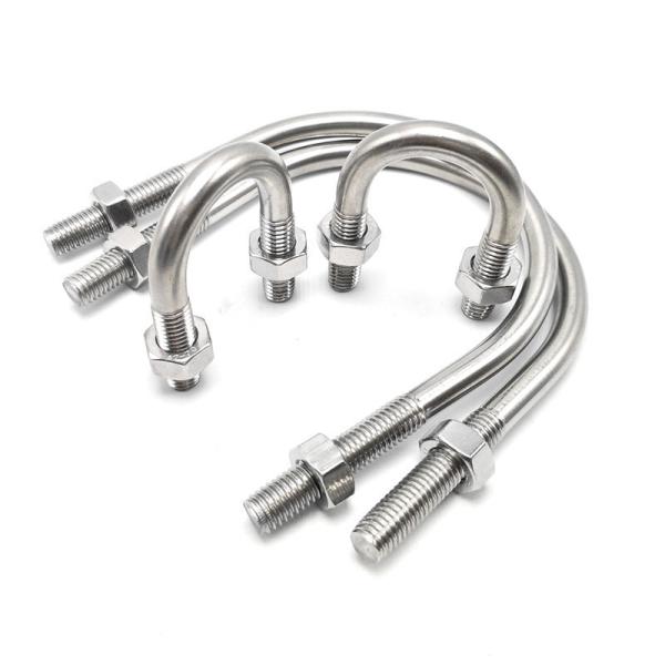DIN Standard M4 M5 M6 en acier inoxydable SS304 Boulure d'ancrage J Boulure de crochet U Boulure par OEM acceptable