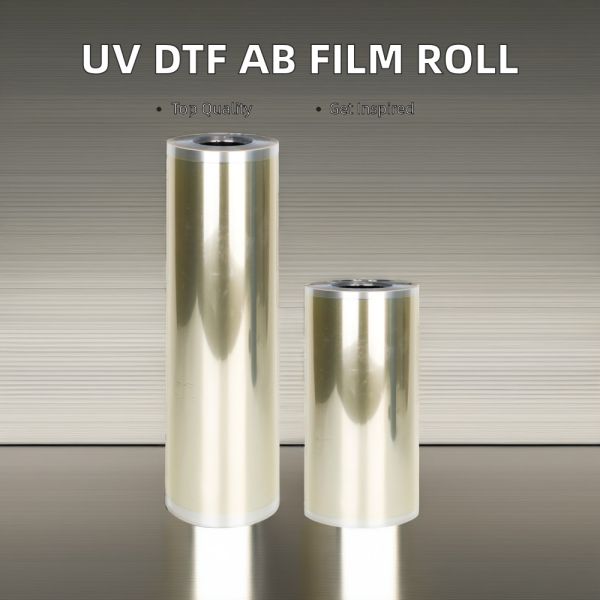 30CM 60CM Roll UV DTF AB Film For I3200 Printer Heat Transfer Laminate Sticker In Textiles