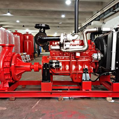 Automatic Fire Hydrant Diesel Pump Station Water Spray Fire Fighting Pump Set